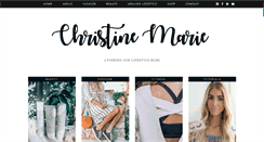 Desktop Screenshot of christine-marie.com